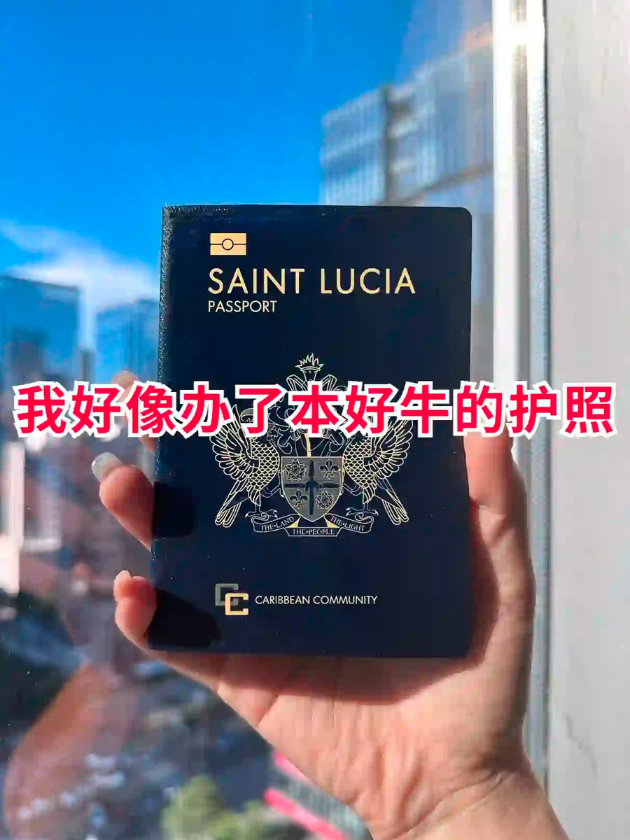 我好像办了本好牛的护照:圣卢西亚护照！
